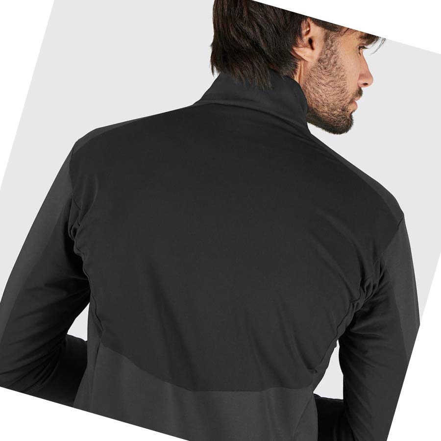 Chaquetas Salomon AGILE SOFTSHELL Hombre Negros | MX 3259GSO